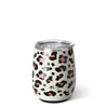 SWIG Luxy Leopard Stemless Wine Cup 14 oz. Stainless Steel and Insulated