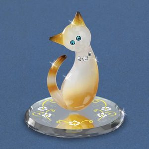 Glass Baron Tabby Cat Figurine