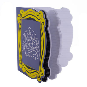 Friends Purple Frame Die-Cut Shaped Softcover Journal Notebook