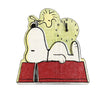 The Peanuts Gang Lazy Day Snoopy Shaped Wood Clock