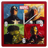 Marvel Retro 13" Square Clock
