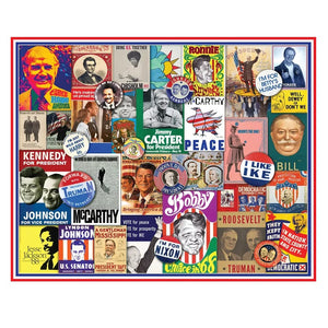 Springbok Poster Politics 1000 Piece Puzzle Made in the USA