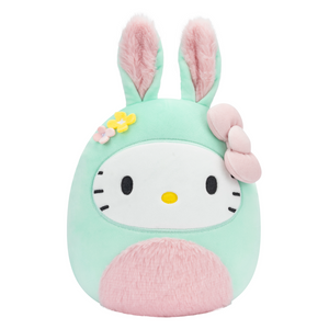Spring Squishmallow Sanrio Hello Kitty in Easter Bunny Suit 8" Stuffed Plush by Kelly Toy