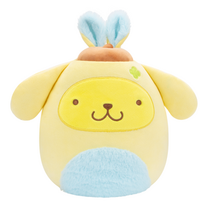 Spring Squishmallow Sanrio Pompompurin in Easter Bunny Suit 8" Stuffed Plush by Kelly Toy