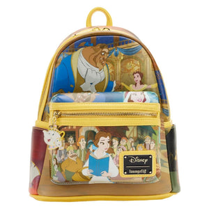 Disney Loungefly Beauty and the Beast Belle Princess Scene Mini Backpack