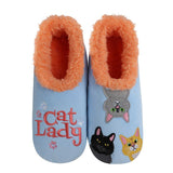 Women's Simply Pairables Cozy Snoozies® Blue Cat Lady