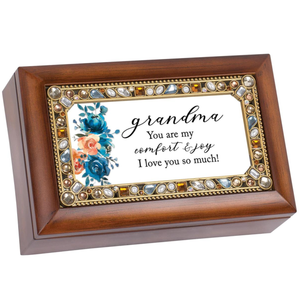 Grandma My Comfort and Joy Jeweled Musical Box