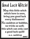 Token Charm Good Luck Witch