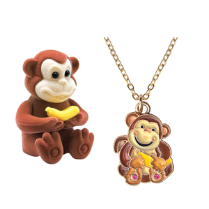 Kids Monkey Necklace