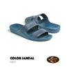 Pali Hawaii Classic Jandal Navy Two Straps Unisex  Adult Sandals