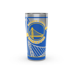 NBA® Golden State Warriors Paint Stainless Steel with Hammer Lid 20 Oz. Tervis Tumbler